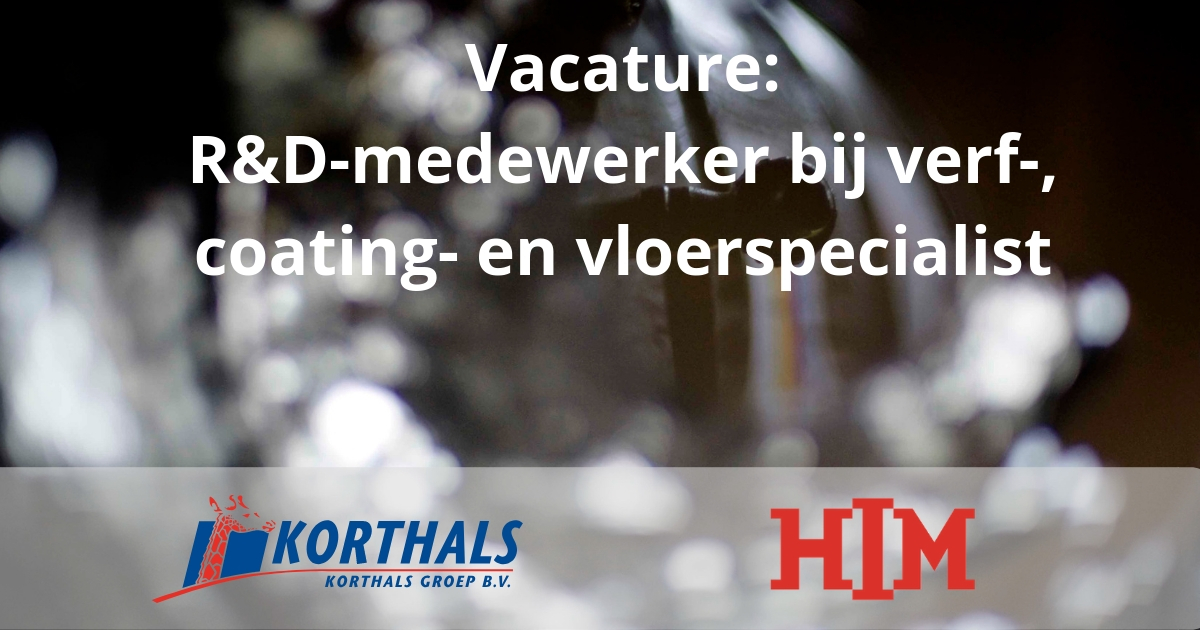Vacature: R&D-medewerker bij verf-, coating- en vloerspecialist in IJmuiden