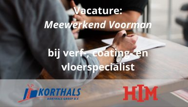Vacature: Meewerkend Voorman Chemie